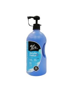 Mont Marte Studio Acrylic 1 Litre - Deep Cyan