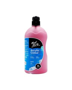 Mont Marte Acrylic Colour Paint 1 Litre - Cerise