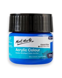 Mont Marte Acrylic Colour Paint 100ml - Cobalt Blue