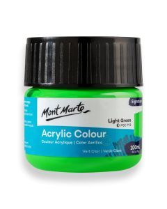 Mont Marte Acrylic Colour Paint 100ml - Light Green