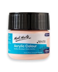 Mont Marte Acrylic Colour Paint 100ml - Yellow Pink