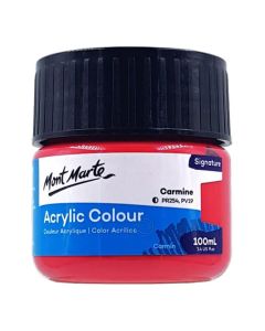 Mont Marte Acrylic Colour Paint 100ml - Carmine