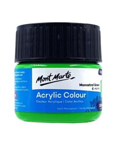 Mont Marte Acrylic Colour Paint 100ml - Monastral Green