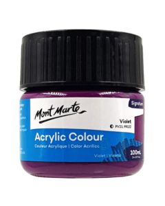 Mont Marte Acrylic Colour Paint 100ml - Violet