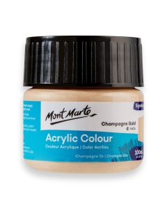 Mont Marte Acrylic Colour Paint 100ml - Champagne Gold
