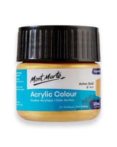 Mont Marte Acrylic Colour Paint 100ml - Aztec Gold