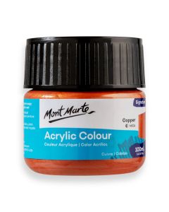 Mont Marte Acrylic Colour Paint 100ml - Copper
