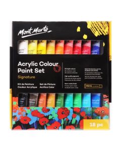 Mont Marte Signature Acrylic Paint Set 18pc x 36ml