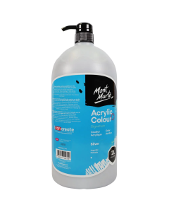 Mont Marte Acrylic Colour Paint Signature 2L â€“ Silver