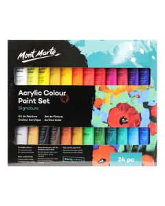 Mont Marte Signature Acrylic Paint Set 24pce x 36ml