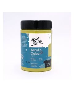 Mont Marte Signature Acrylic Colour 300ml Lemon Yellow