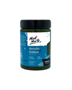 Mont Marte Signature Acrylic Colour 300ml Olive Green