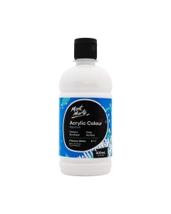 Mont Marte Acrylic Colour Signature 500ml - Titanium White