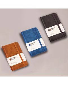 Leather Cover Mini Note Book 96S | 110mm x 75mm Deli - BP119