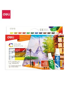 Acrylic Colour 12ml Tube Deli - C1212