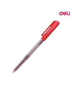 Ball Point Pen ARROW Red Bullet Tip 1.0mm Deli