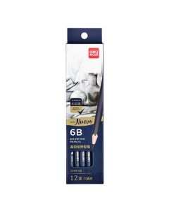 Sketching Pencil 6pc Deli S999 - 6B
