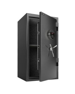 Fireproof Safe 80x45x40cm Door/Box32/2mm Thickness Grey T602 Deli