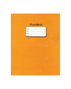 Physics Book 10x8 36L Brown Cover PVC Falcon FX-50299