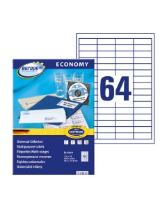 Label 48.5x16.9mm 100/S AVERY ELA050