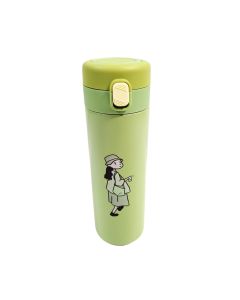 Water Bottle Cute Design Edition - 500 ML - Green