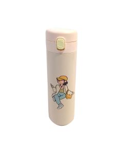 Water Bottle Cute Design Edition - 500 ML - Beige