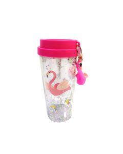 Water Bottle DW Plastic Tumbler HLT-2084 Pink