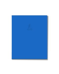 Single Line Book Blue 10x8" 100/S Dark PVC Falcon