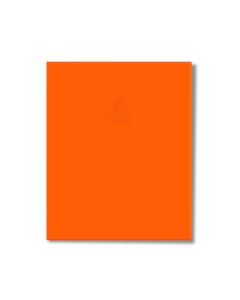 Single Line Book Orange 10x8" 60/S Dark Pvc Falcon