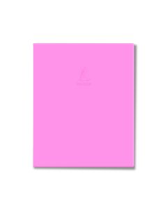 Single Line Book Pink 10x8" 60/S Dark Pvc Falcon