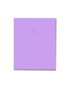 Single Line Book Purple 10x8" 100/S Dark PVC Falcon