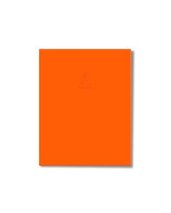 Single Line Book Orange 9x7" 60/S Dark Pvc Falcon