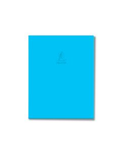 Single Line Book Light Blue 9x7" 100/S Dark Pvc Falcon