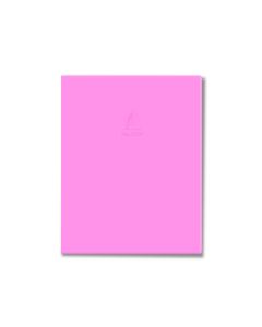 Single Line Book Pink 9x7" 60/S Dark Pvc Falcon