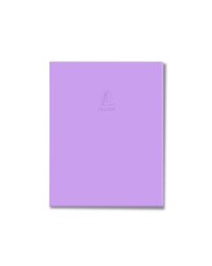 Single Line Book Purple 9x7" 60/S Dark Pvc Falcon