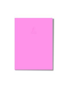 Single Line Book A4 Pink 100/S Dark PVC Falcon