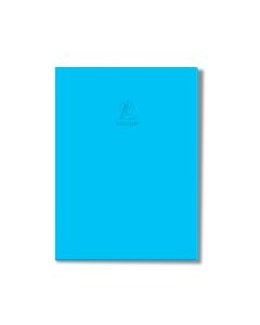 Single Line Book A4 Light Blue 100/S Dark PVC Falcon