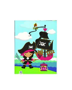 Two Line 100 Sheets NoteBook PVC - 22 X 16 CM - 03