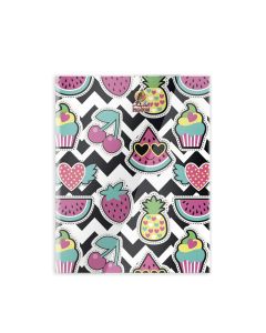 Four Line 100 Sheets NoteBook PVC - 22 X 16 CM - 01
