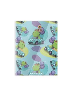 Four Line 100 Sheets NoteBook PVC - 22 X 16 CM - 02