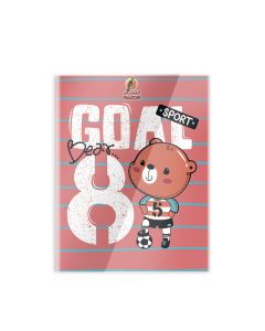 Single Line 40 Sheets NoteBook PVC - 22 X 16 CM - 03