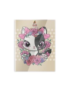 Single Line 40 Sheets NoteBook PVC - 22 X 16 CM - 05