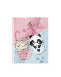 Single Line 60 Sheets NoteBook PVC - 22 X 16 CM - 02