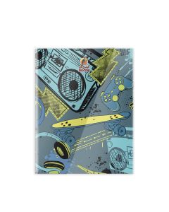 Single Line 60 Sheets NoteBook PVC - 22 X 16 CM - 03