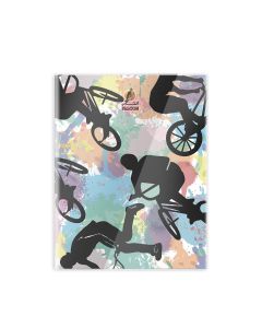 Single Line 60 Sheets NoteBook PVC - 22 X 16 CM - 04