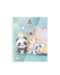 Single Line 100 Sheets NoteBook PVC - 22 X 16 CM - 01