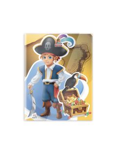Single Line 100 Sheets NoteBook PVC - 22 X 16 CM - 02