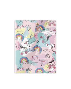Four Line 60 Sheets NoteBook PVC - 22 X 16 CM - 03