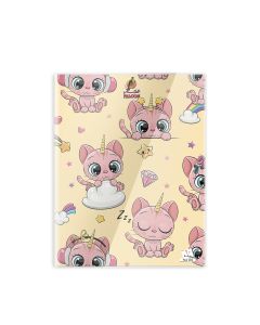 Four Line 60 Sheets NoteBook PVC - 22 X 16 CM - 05