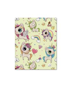 Square line Notebook - 9 x 7 HC- Falcon 100 Sheets -02